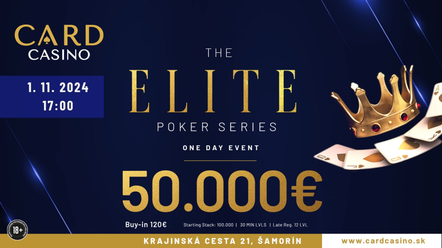 Monsters Night Poker, ale aj ďalší Elite 50.000€. Toto sú strašidelne dobré jednodňovky