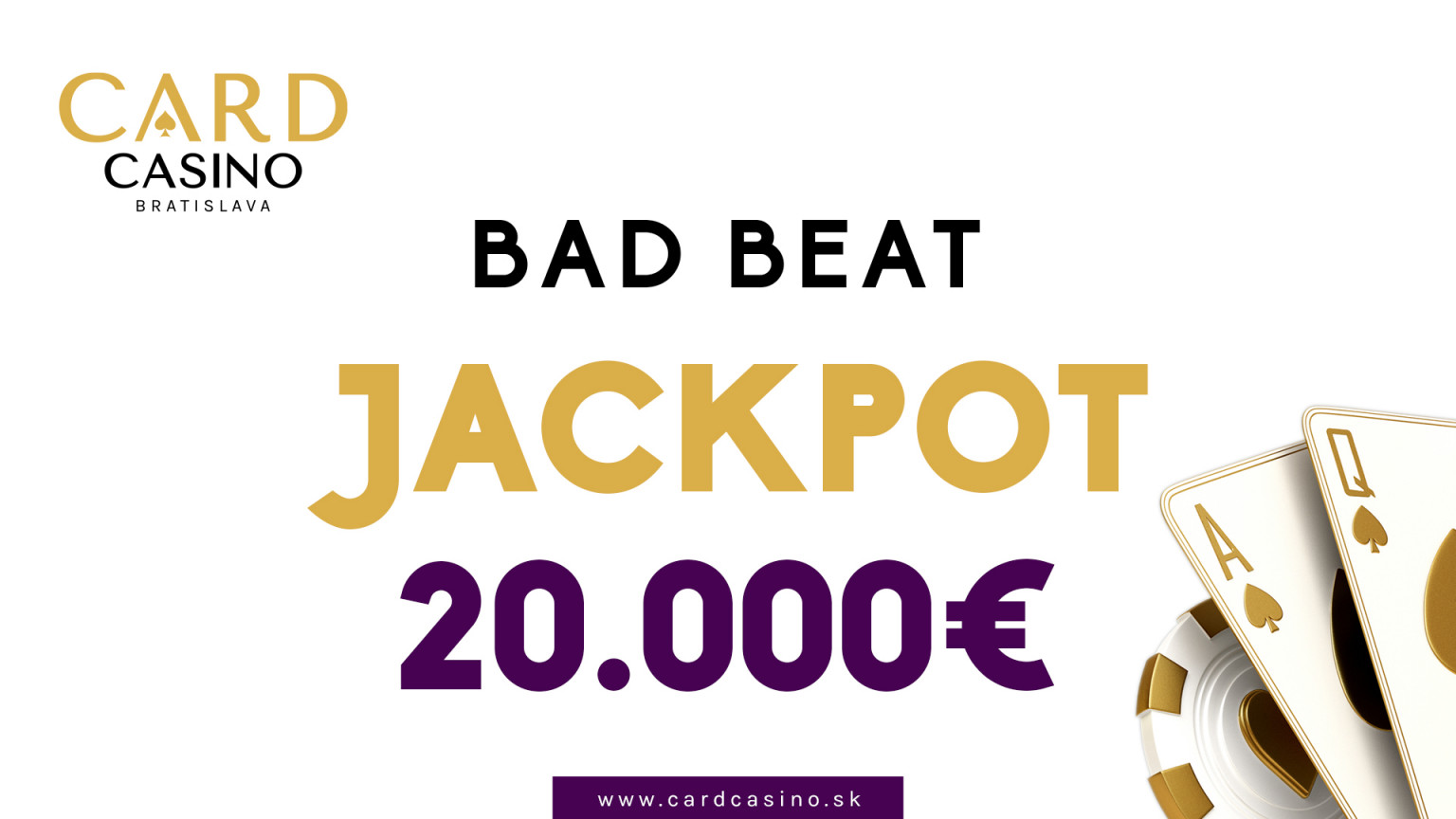 Hrajte v Card Casino cash game a získajte podiel z 20.000€ jackpotu