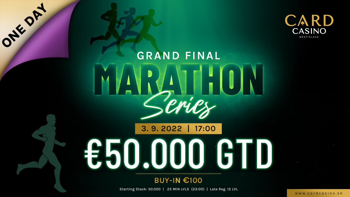 Wild Freeroll or Marathon Grand Final with €50,000! A week packed with poker