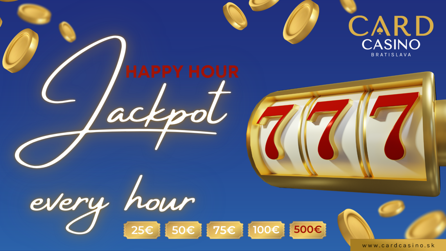 The end of generosity? Oh, no! In January we will give away €35,000 in jackpots