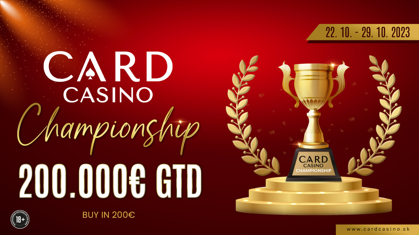 Machen Sie sich bereit für die €200.000 GTD Card Casino Championship