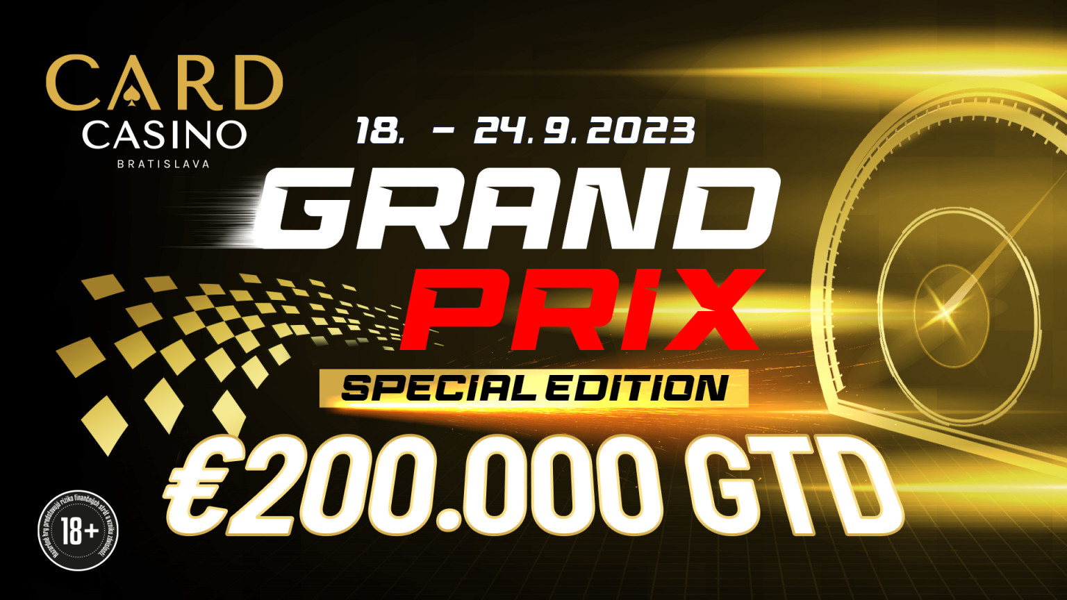 Grand Prix for the second time! Get ready for the Special Edition with €200,000 GTD