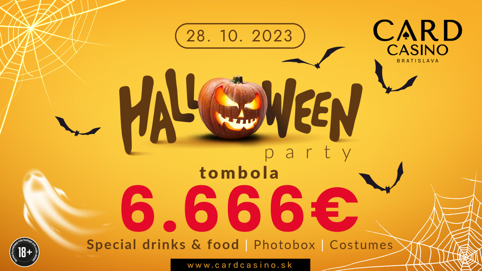 Zábava i skvelé výhry. To je Halloween párty v Card Casino