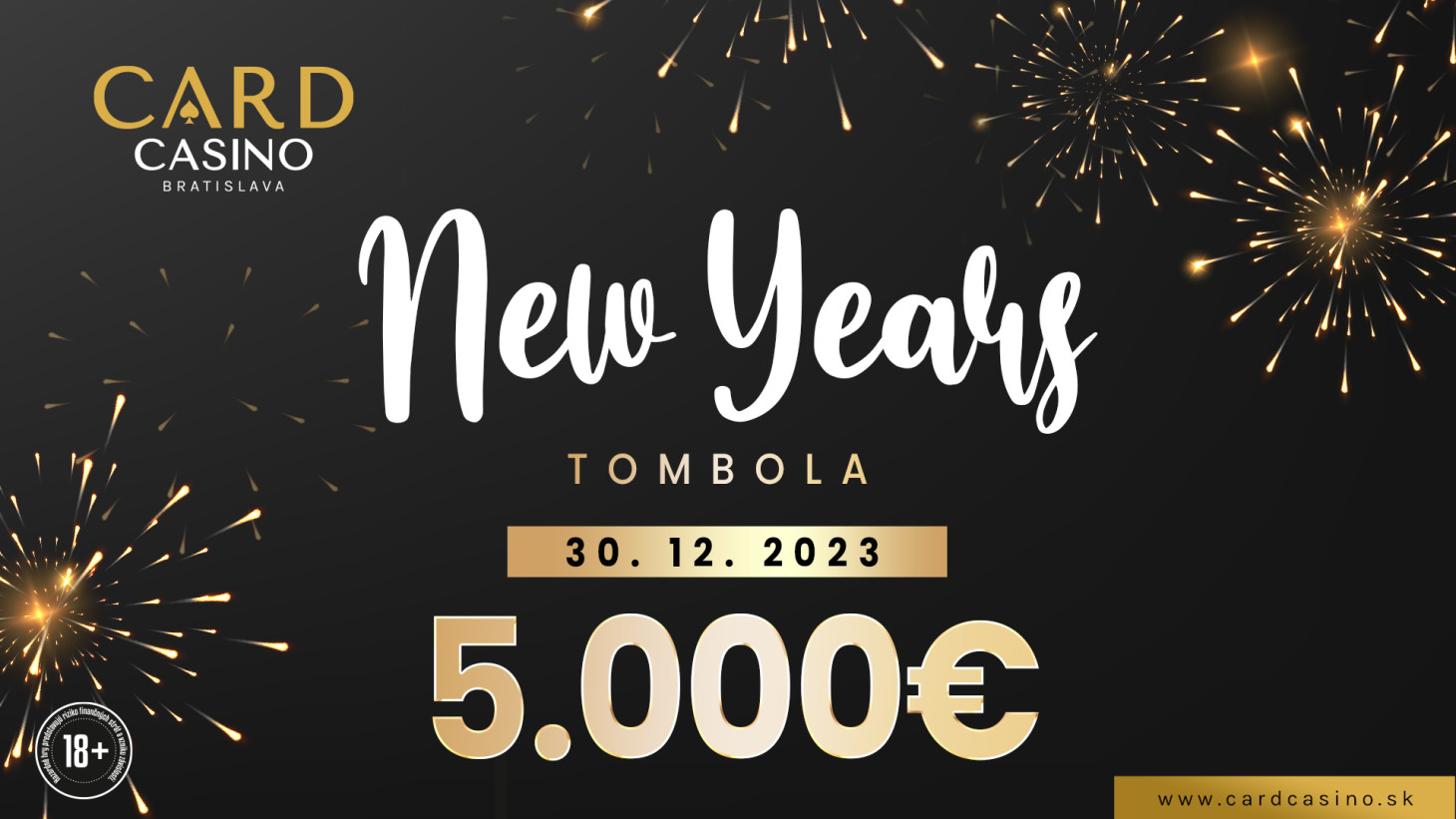 S koncom roka príde bohatá New Years Tombola