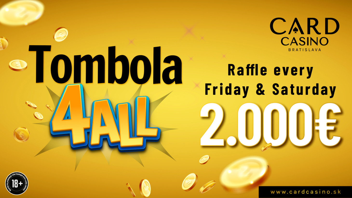 The raffle draw continues! 4.000€ are up for grabs weekly