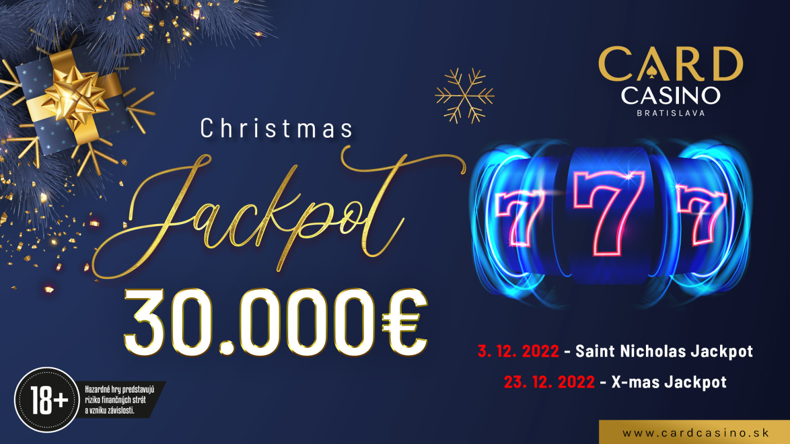 Christmas JACKPOT 30.000€ at December