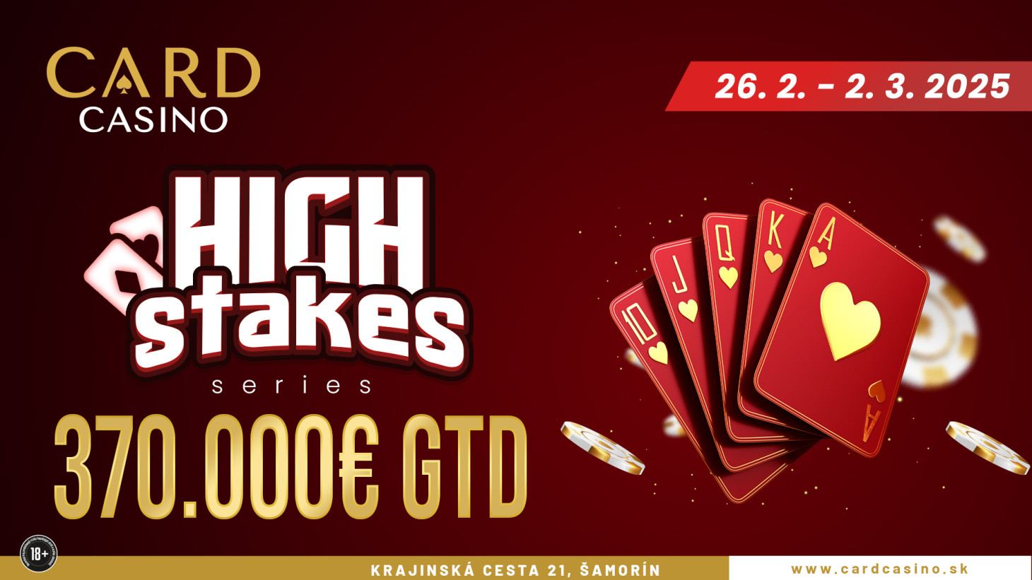 Vysoká hra v Carde. Blíži sa luxusný festival High Stakes Series