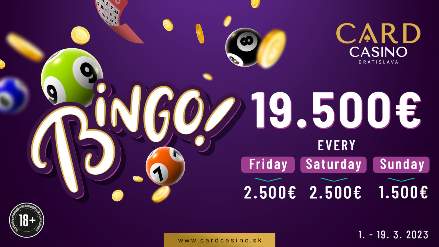 März in Card Casino ist BINGO! Jackpots und Tombola bringen auch Gewinne