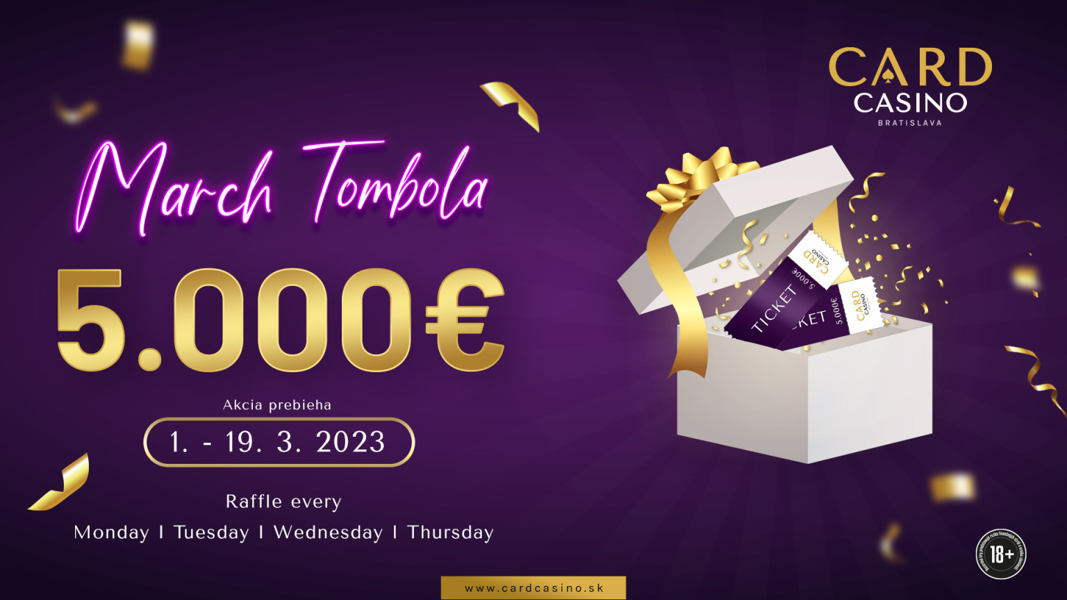 Jackpots und Tombola bringen auch Gewinne