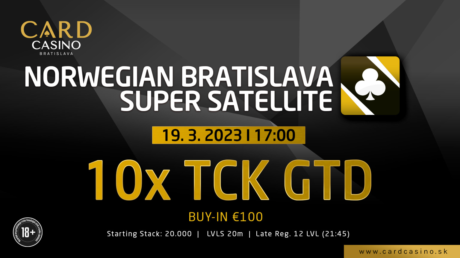 Satellity do Main Eventu o 500.000€, ale aj ďalší turnaj ELITE. Týždeň pokru v Card Casino Bratislava