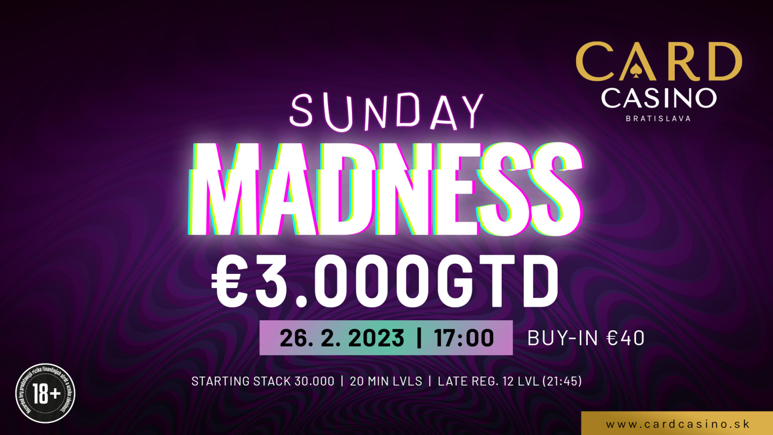 The week of one-dayers crowns another ELITE part with €50,000 GTD