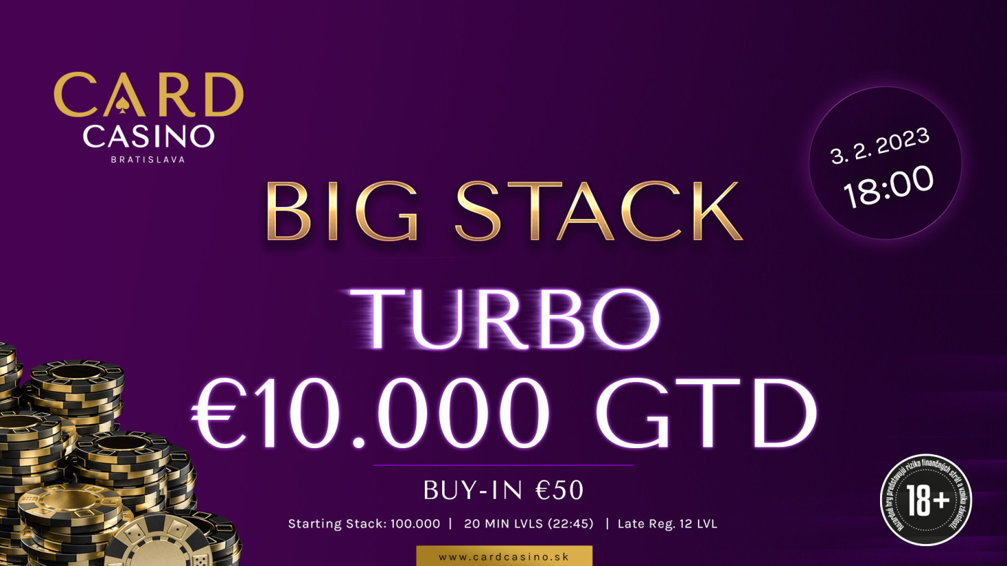 Single days packed with great guarantees. Saturday's €50,000 GTD Elite is the highlight of the week