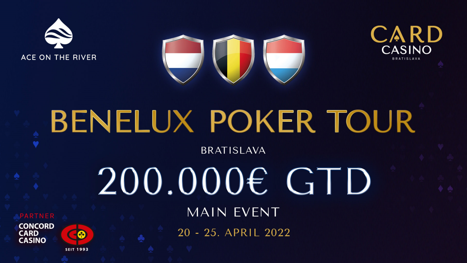 Card Casino Bratislava lädt zur BENELUX Poker Tour mit €200.000 GTD Main Event