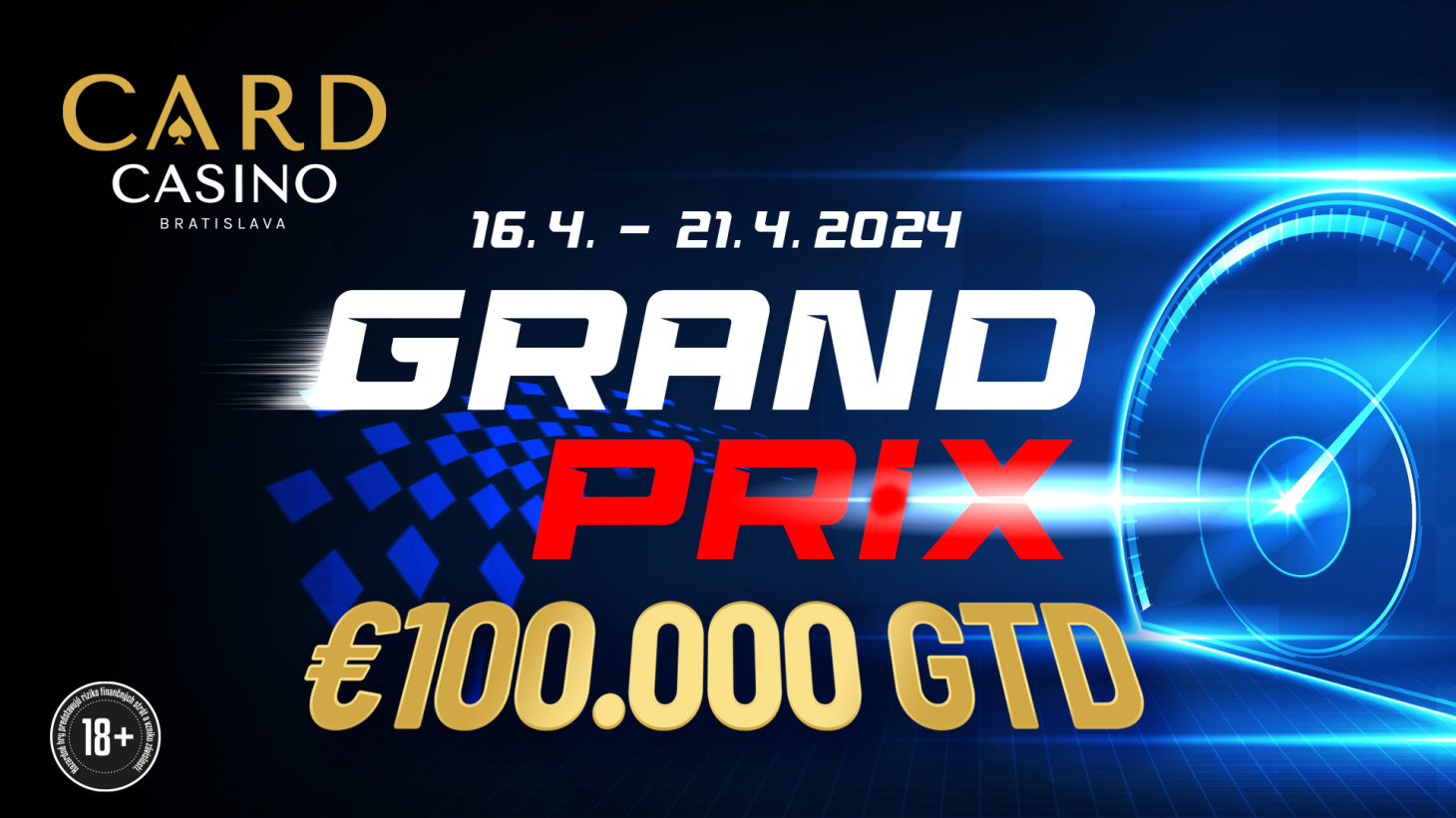 The WPT is over and the Grand Prix begins. €100,000 GTD tournament