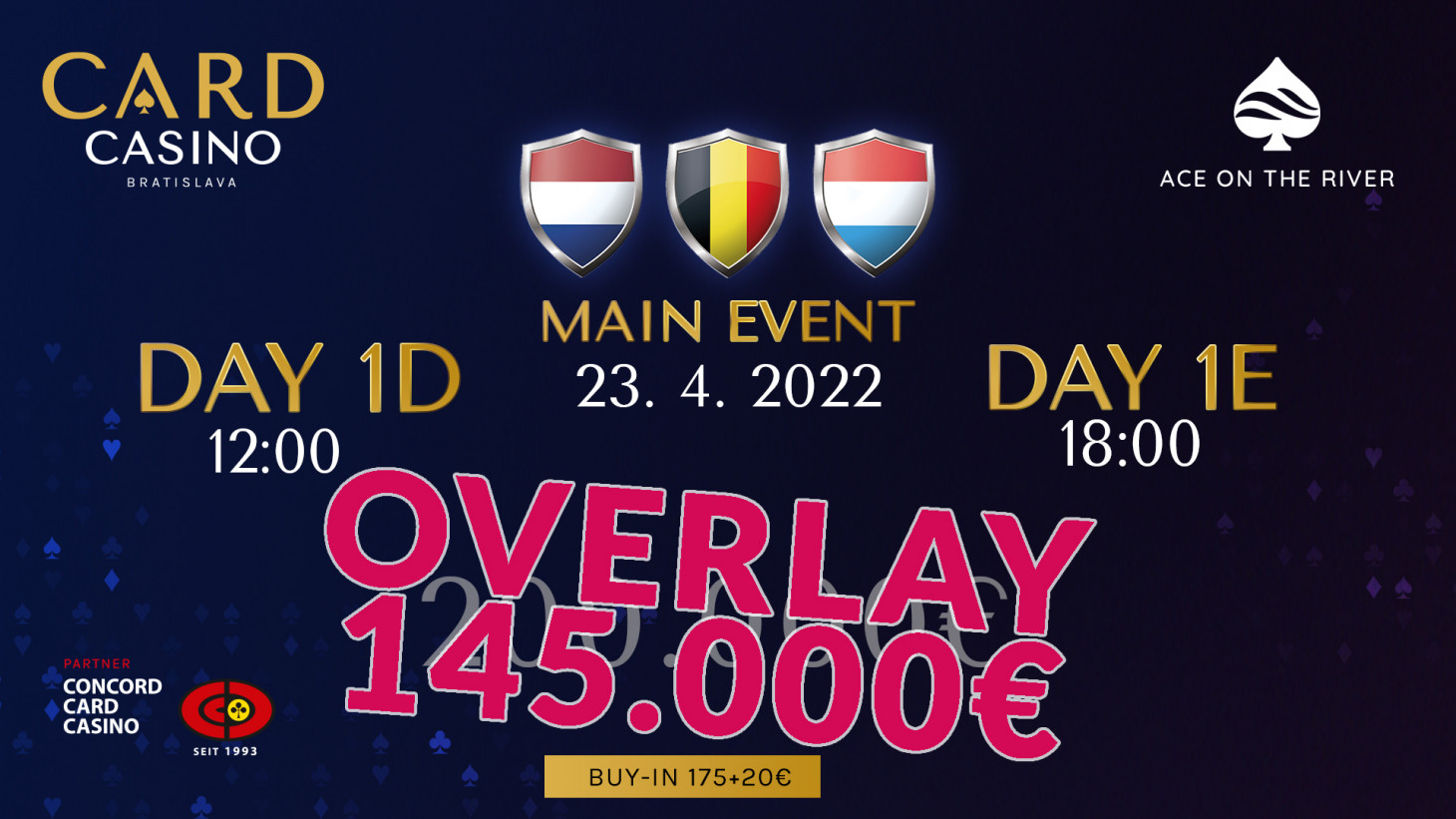 Kein Grund zu zögern! Die Benelux Poker Tour droht mit OVERLAY 145.000 Euros