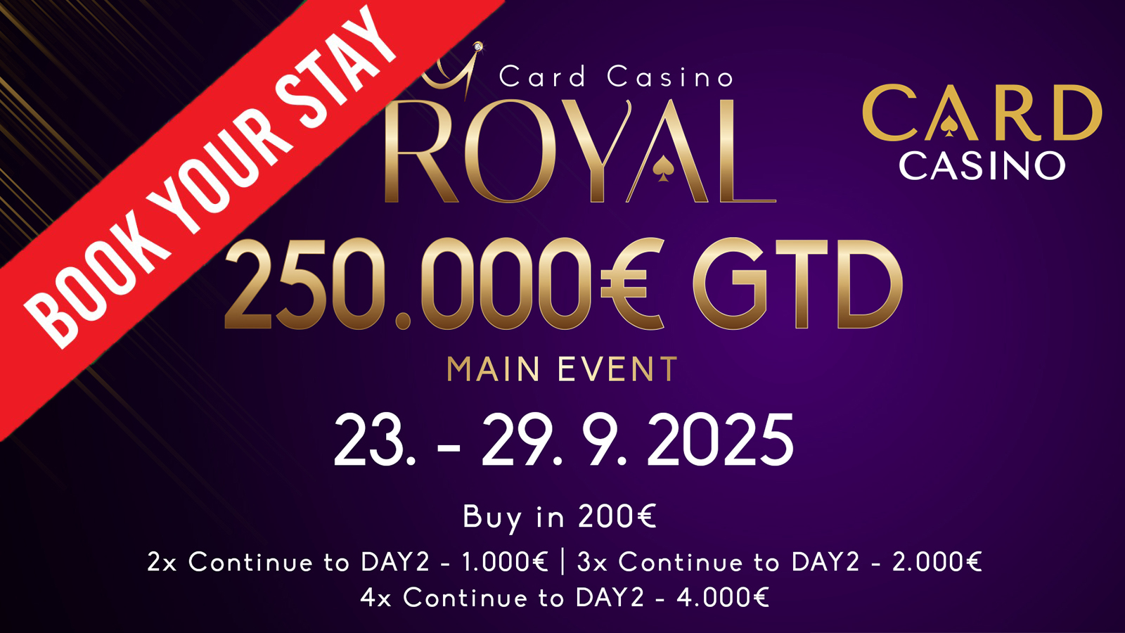 Royal book your stay
