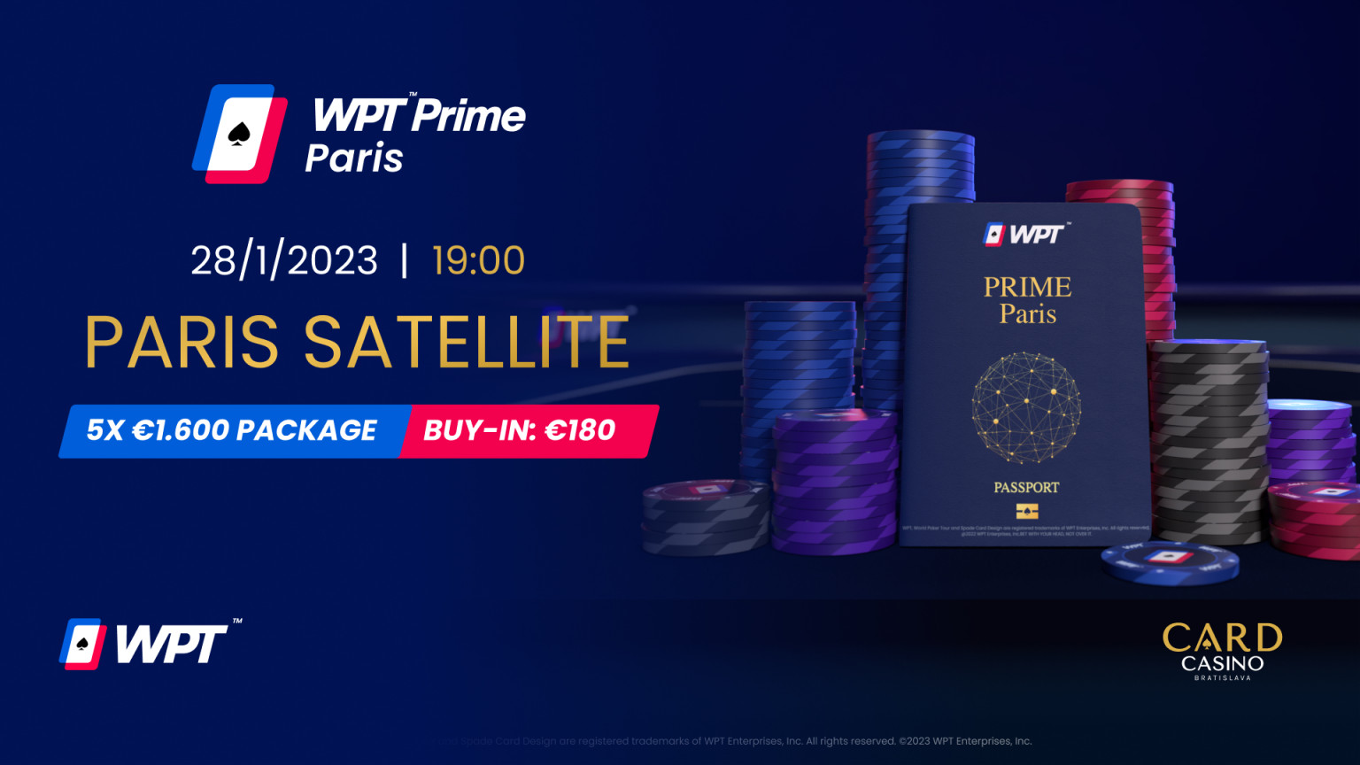 Chcete hrať WPT v Paríži? V Carde sa odohrá kvalifikácia na svetový event